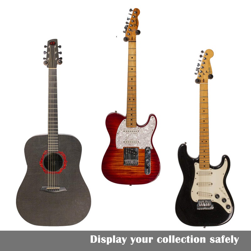 String Swing حامل جيتار معدني واسع للمنزل والاستوديو (أسود) - Image 2